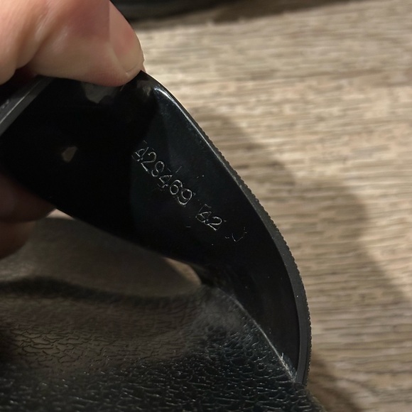 Gucci stripe rubber sandals main image 4